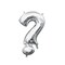 Anagram® 16" Silver Question Mark Balloon Air Fill Only Foil Mylar